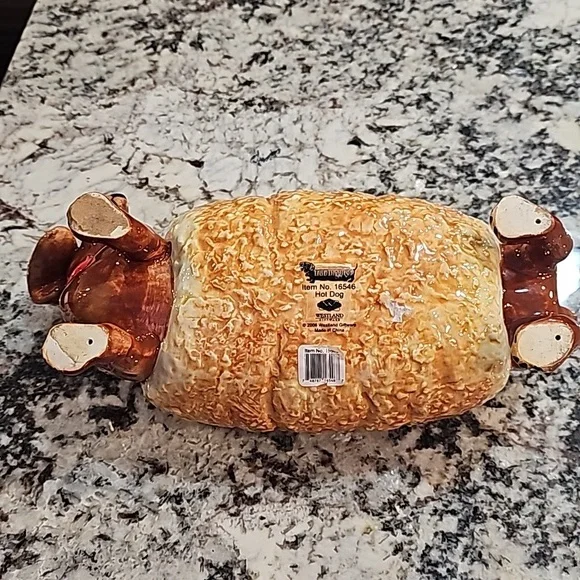 Cute Hot Doggie Dachshund Ceramic Bank - Picture 7 of 7